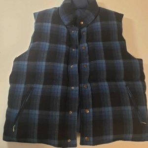Sunshine Mountain Blue Vest Size L Double Face